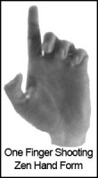 One Finger Zen hand form